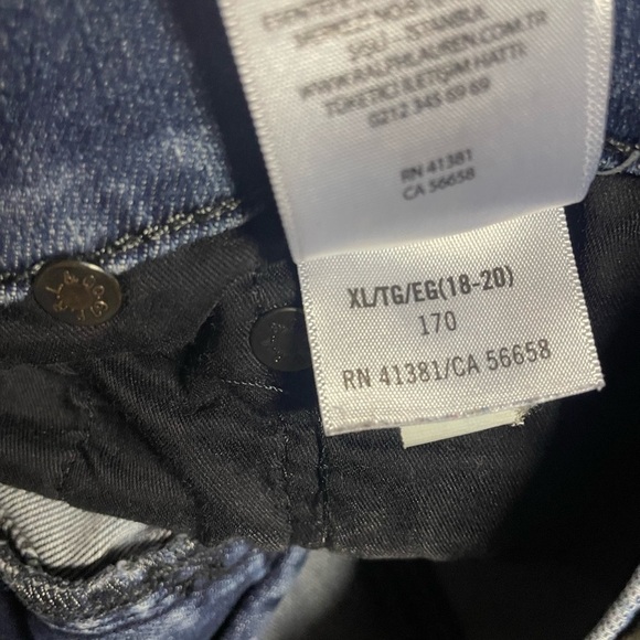 Polo By Ralph Lauren Boys Distressed Jeans - Eldridge Skinny Jeans - Size 18 - Picture 6 of 7